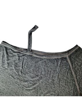 Cato Plus Size 18 20W Gray One Shoulder Active Top